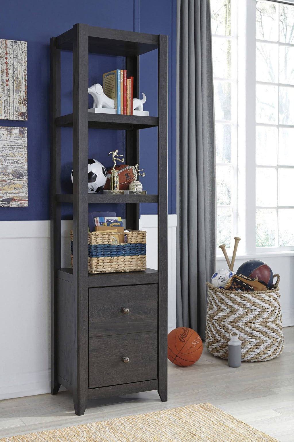 Black Bookcase B73501