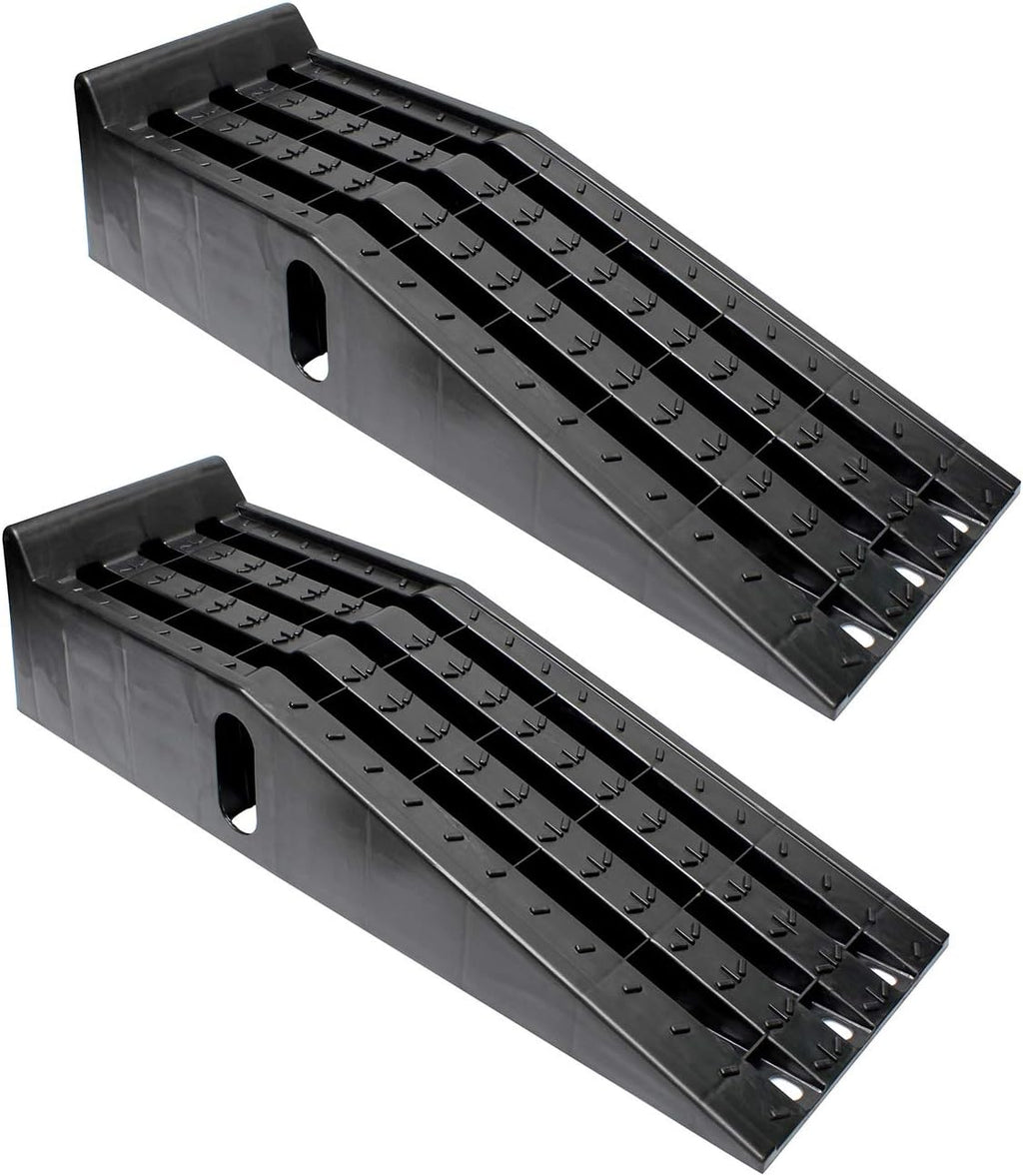 2 Pack 6.3in 2 Ton Heavy Duty Vehicle Service Ramp Set L823764