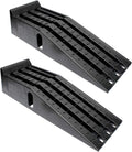 2 Pack 6.3in 2 Ton Heavy Duty Vehicle Service Ramp Set L823764