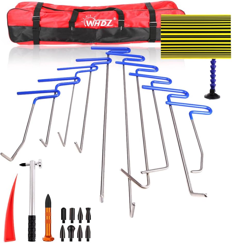 Paintless Dent Repair Rods 16pcs Auto Body Dent Removal Tools P505316