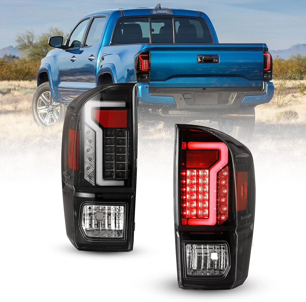 Smoke Lens LED Tail Lights Assembly for TOYOTA TACOMA 2016-2020 M850044