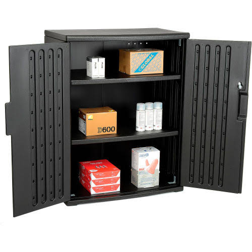 Black Storage Cabinet P272