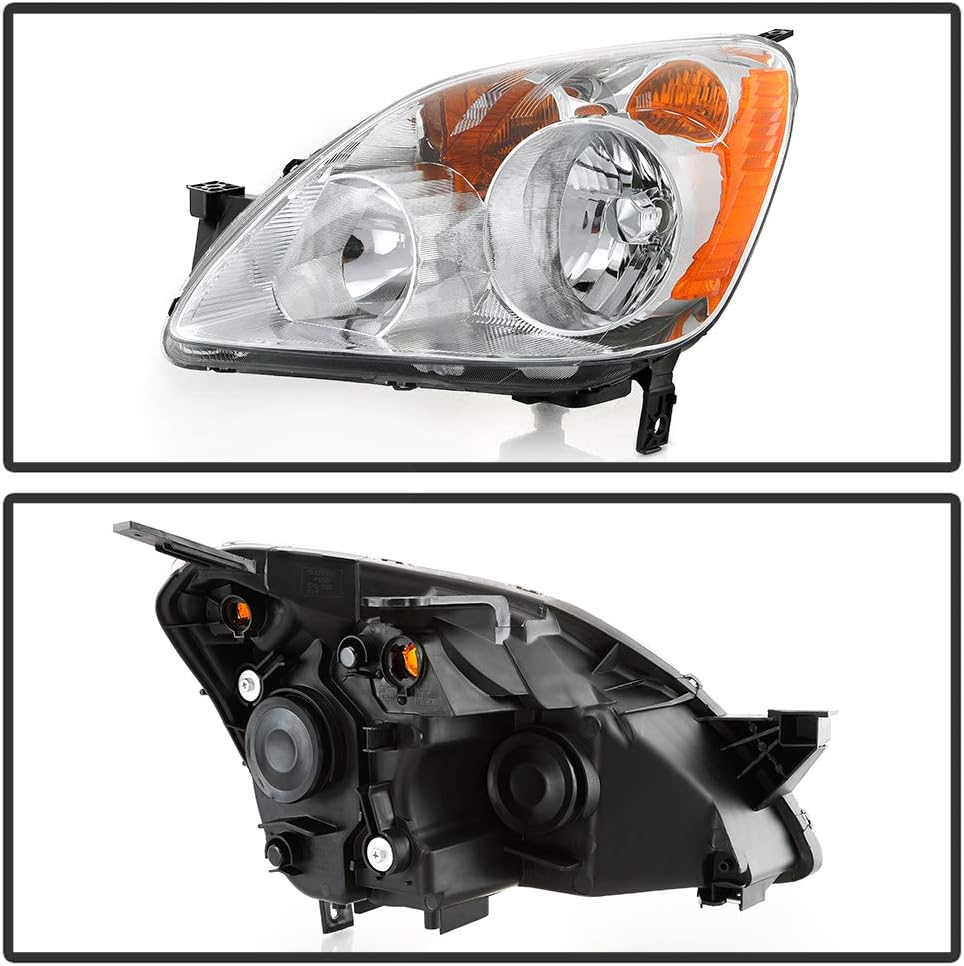 Chrome Housing Headlights Headlamps Assembly B436