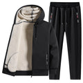 Black XXL Fleece Suit J716
