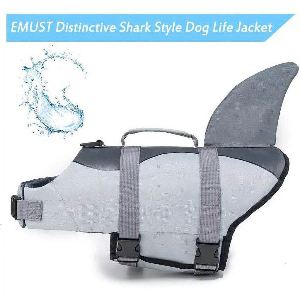 Adjustable Ripstop Dog Life Jacket with Rescue Handle Y727006