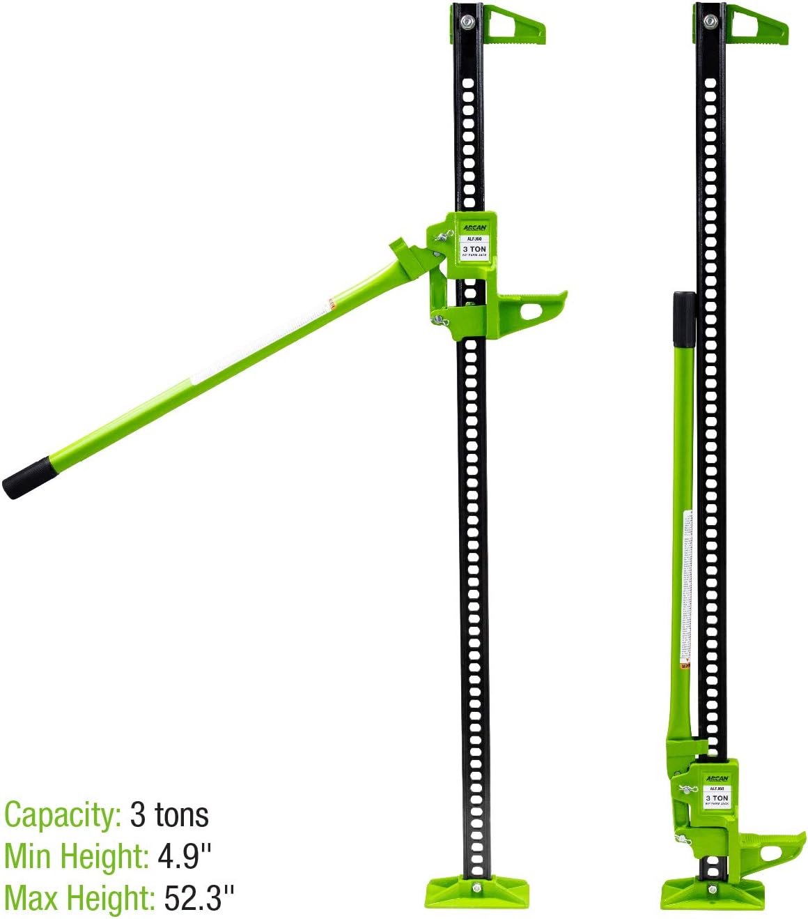 60-Inch Heavy Duty Farm Jack with Ratcheting Design P822215