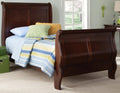 King Sleigh Bed Y871