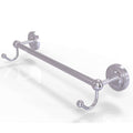36 inch Towel Bar with Integrated Hooks - Satin Chrome F873