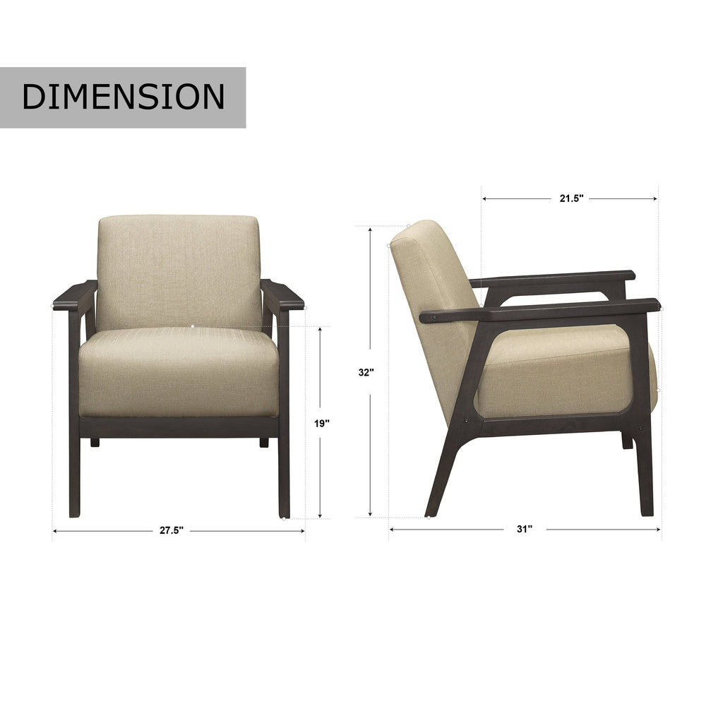 Dark Grey Accent Chair Y84839