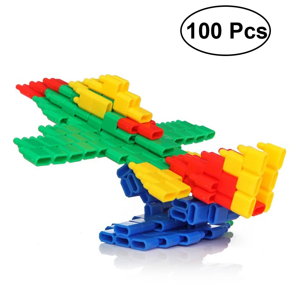 100 Pcs Magnetic Building Blocks B841227