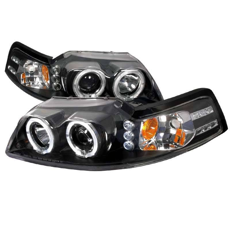 Black Halo Projector Headlights O7295