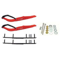 Red Razor Snowmobile Skis Complete Kit B6141