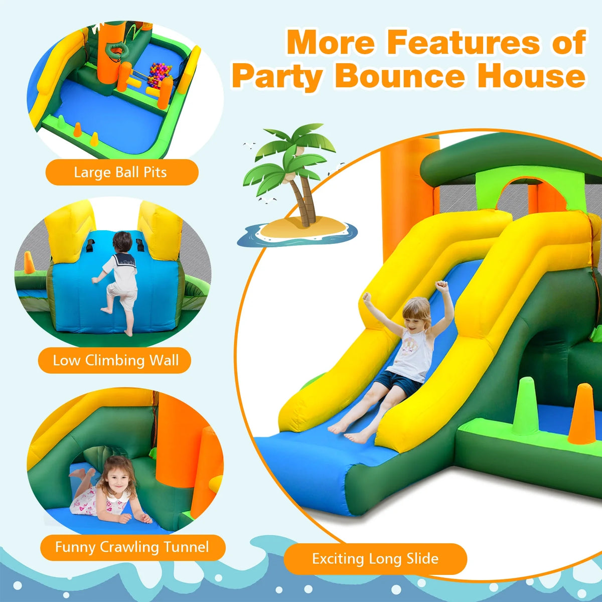 Inflatable Bounce Castle Jumping House M17297