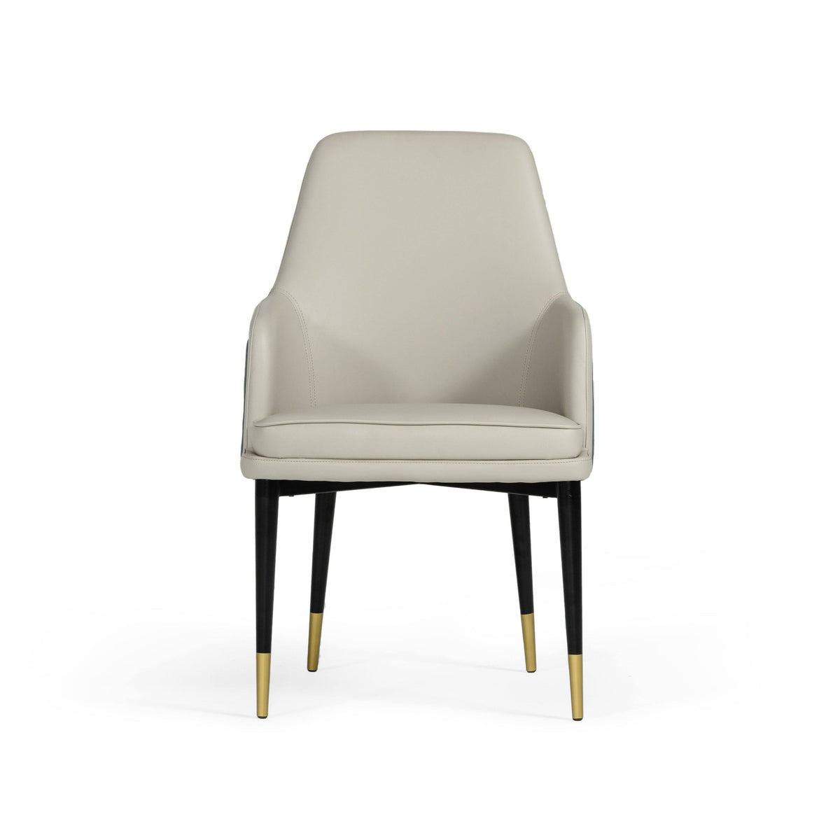 White & Grey Dining Chair B6810