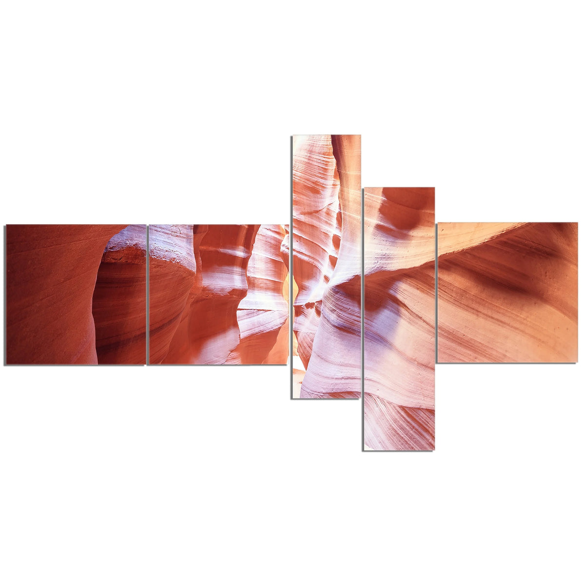 Panoramic View Antelope Canyon Landscape Photography Canvas Print V22549