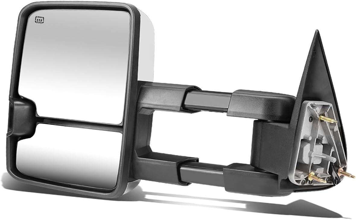 Pair Powered Heated Telescopic Towing Mirrors with Turn Signal C25846
