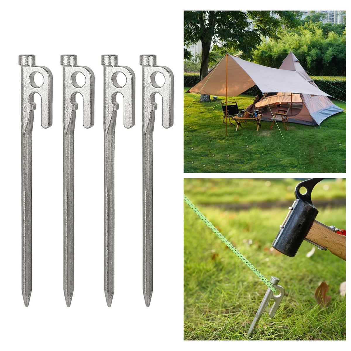 20cm Heavy Duty Garden Stakes S1297