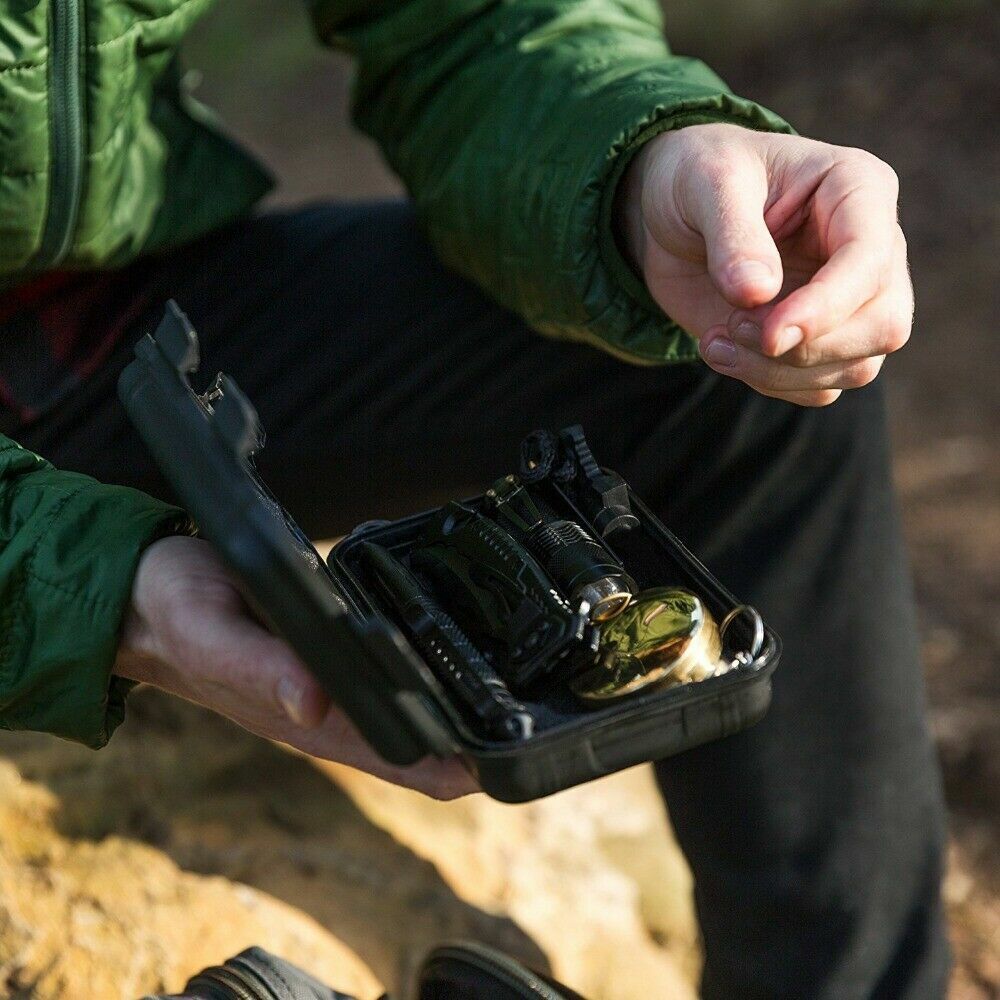 12-in-1 Survival Kit Outdoor Camping Gear C40631