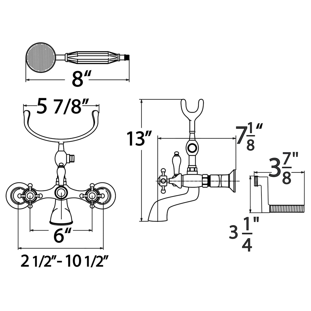 Brass Wall Mount Q67951