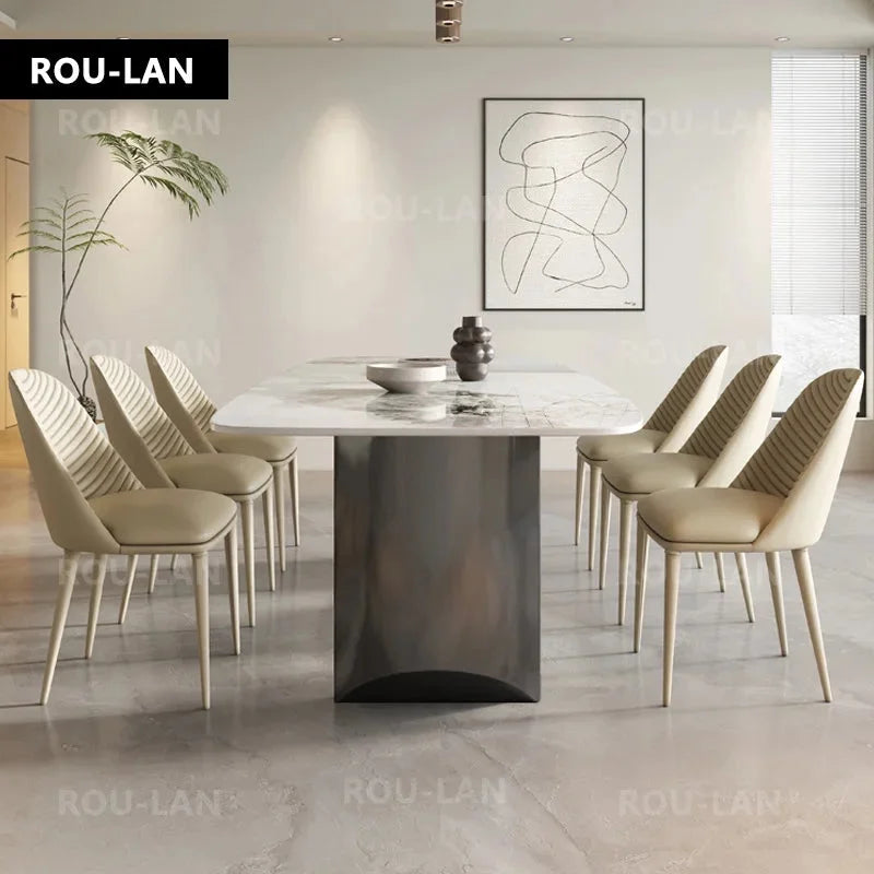 Modern Rock Slab Dining Table L88295