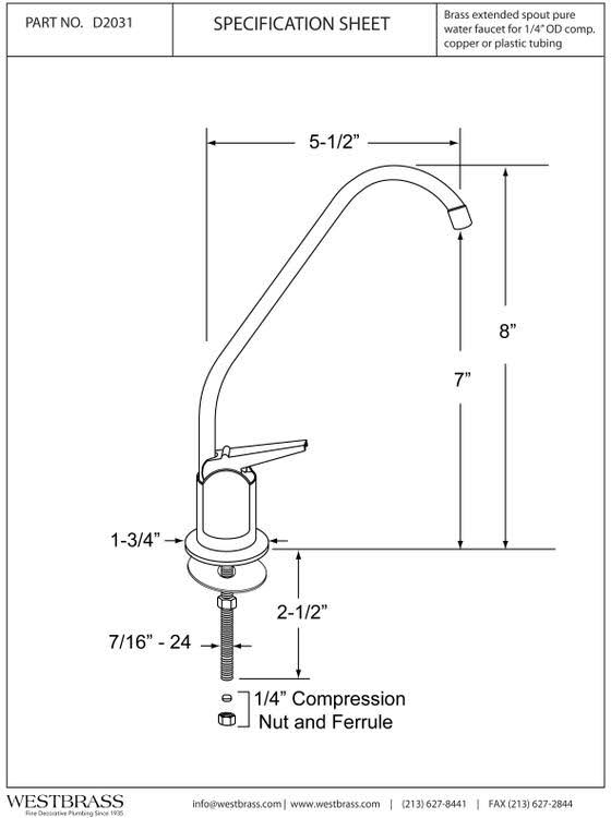 Satin Nickel Water Dispenser V663605