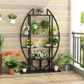 Black Stainless Steel Geometric Bookcase J190