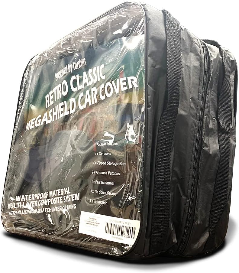 Retro Classic Car Cover Heavy Duty All Weatherproof Waterproof Full Auto Vehicle Covers F413
