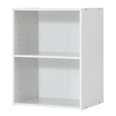 White 2-Layer Display Cabinet with Storage Space F236505