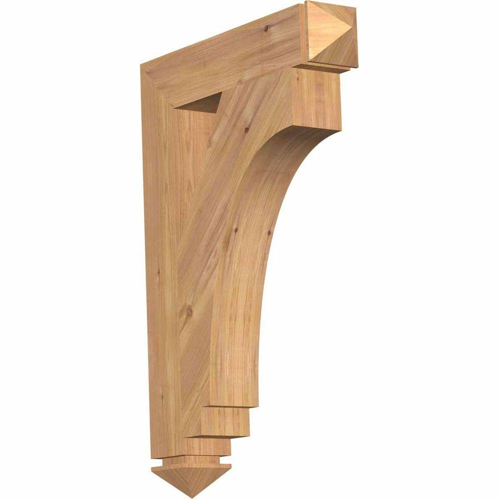 Imperial Arts & Crafts Smooth Bracket, Western Red Cedar I797