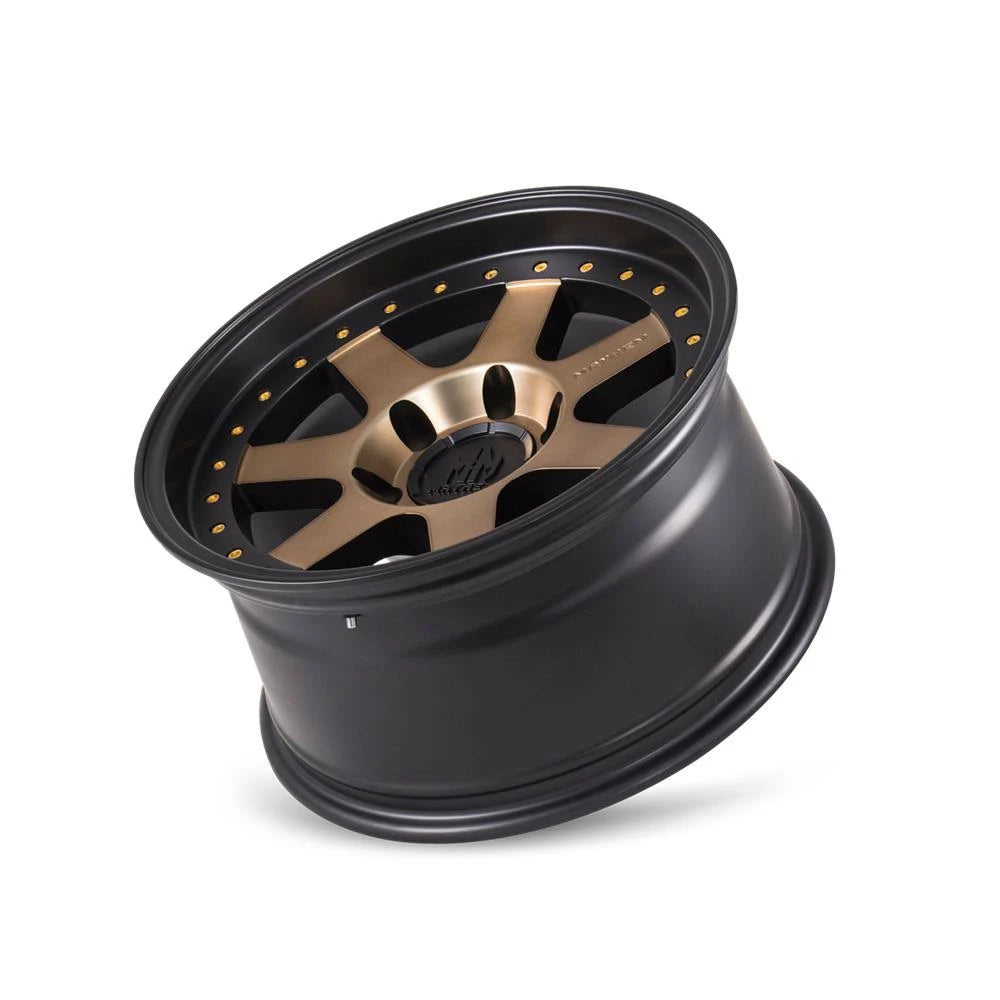 Matte Black 17x9 5x127 -6mm 78.1mm Wheel O4496