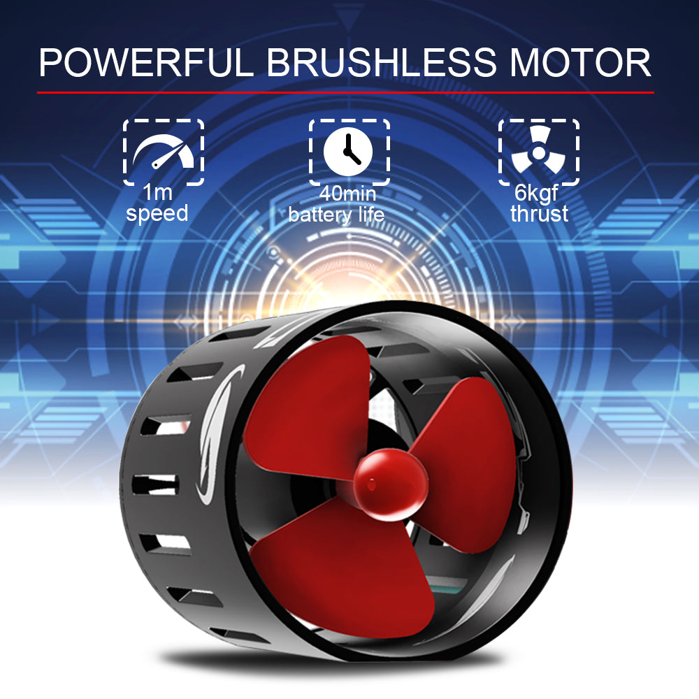 2pcs Electric Underwater Scooters 20M Waterproof C7208