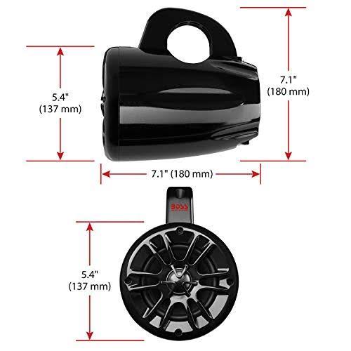 Marine Waketower Speaker System, 400 Watts per Pair V81900