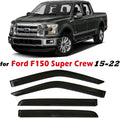 Dark Tinted Tape-On Side Window Vent Visor Deflectors Rain Guards Z200