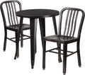 Green Metal Indoor-Outdoor Table Set with 2 Chairs S873463