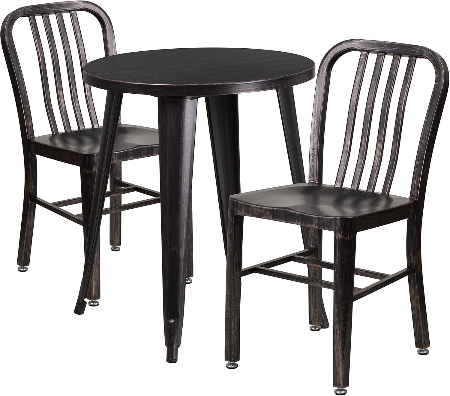 Green Metal Indoor-Outdoor Table Set with 2 Chairs S873463