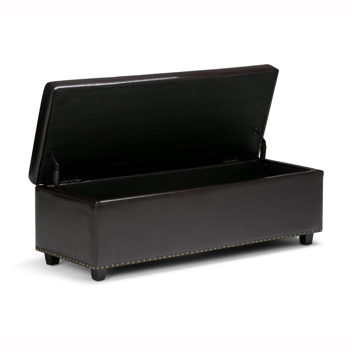Stone Grey Rectangle Storage Ottoman M373705