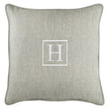 18" Granite Gray Sunbrella Square Indoor/Outdoor Throw Pillow D7286