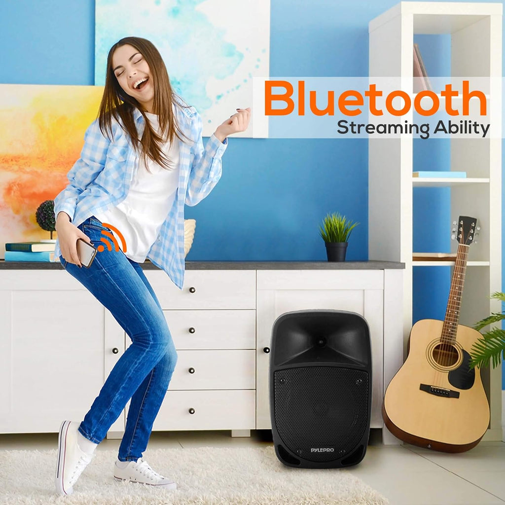 1000W Portable Bluetooth PA Speaker with UHF Wireless Microphone I18180