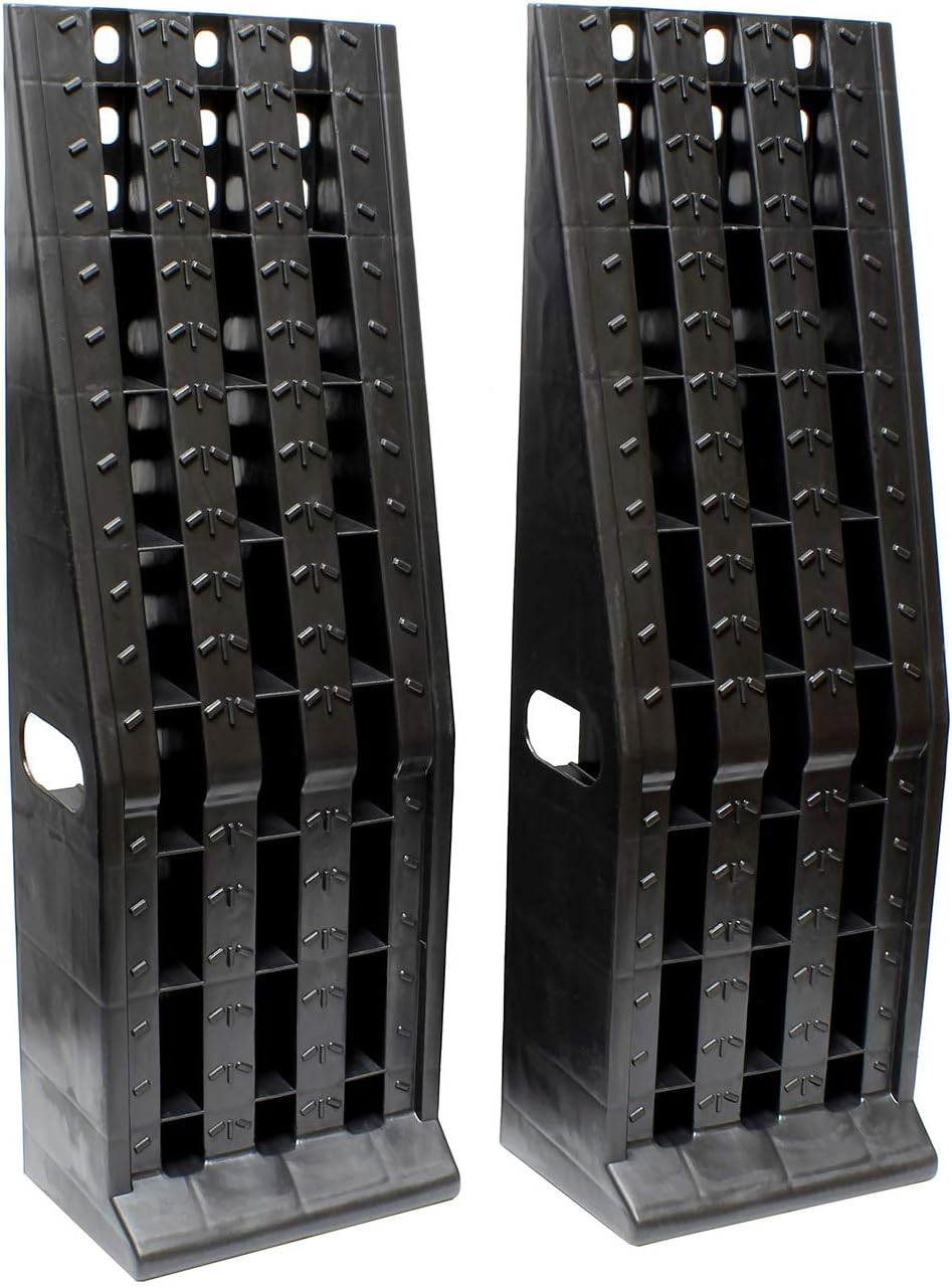 2 Pack 6.3in 2 Ton Heavy Duty Vehicle Service Ramp Set L823764