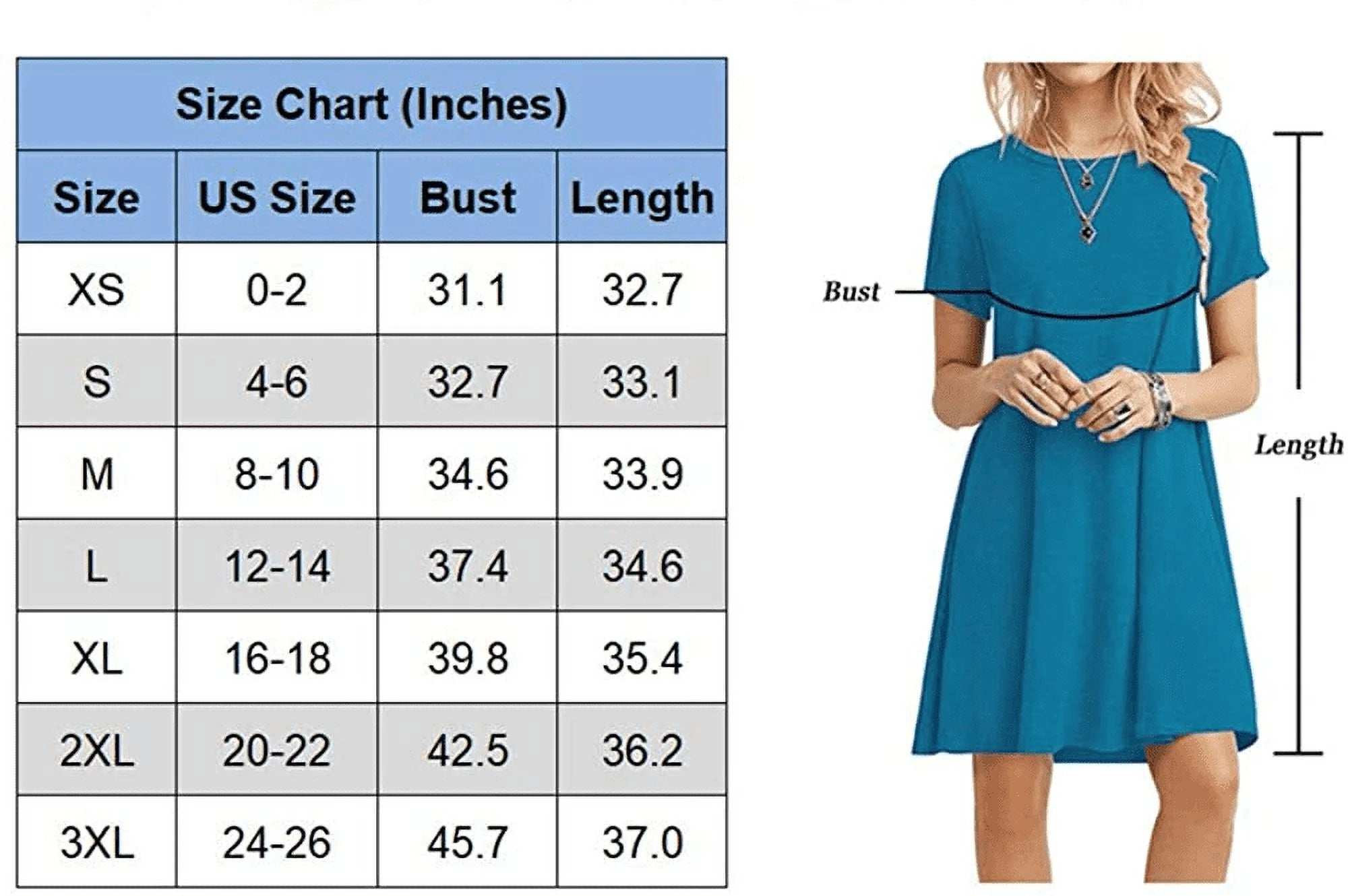 Women's Summer Casual T-shirt Dress Short Sleeve Boho Beach Dress O24393