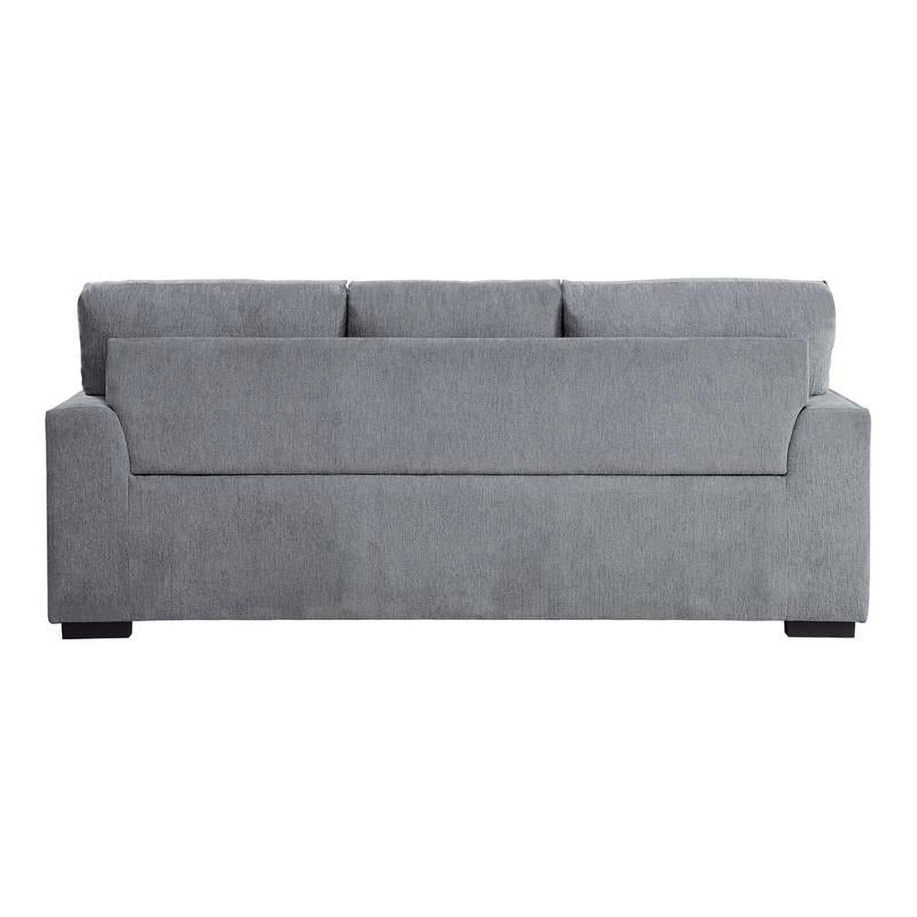 Dark Gray Chenille Fabric Sofa O8112