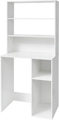 White Mini Fridge Dorm Station With Top Shelf F7767