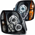 Projector Headlights with Halo Black CCFL X911519