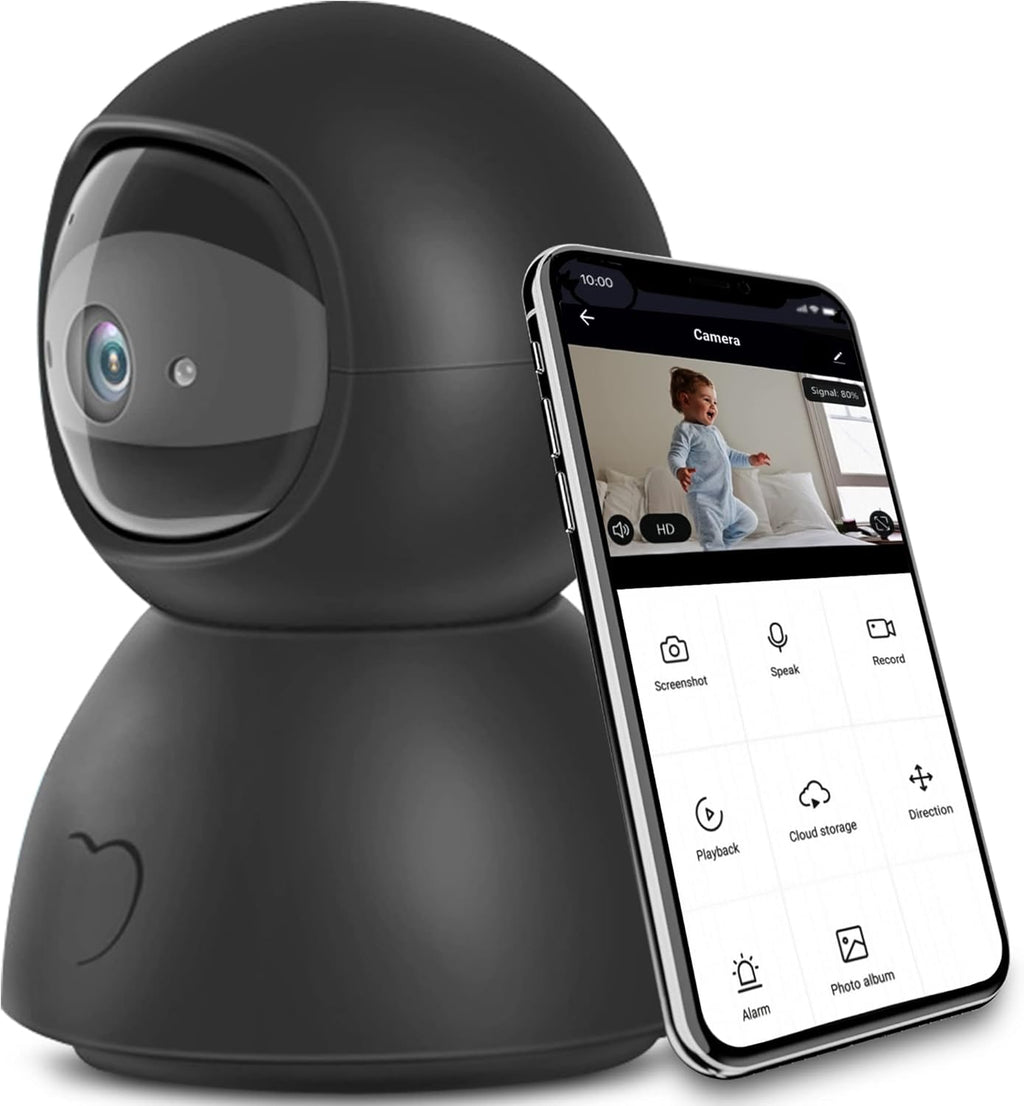 Indoor Plug-in Security Camera with Infrared Night Vision Z374815