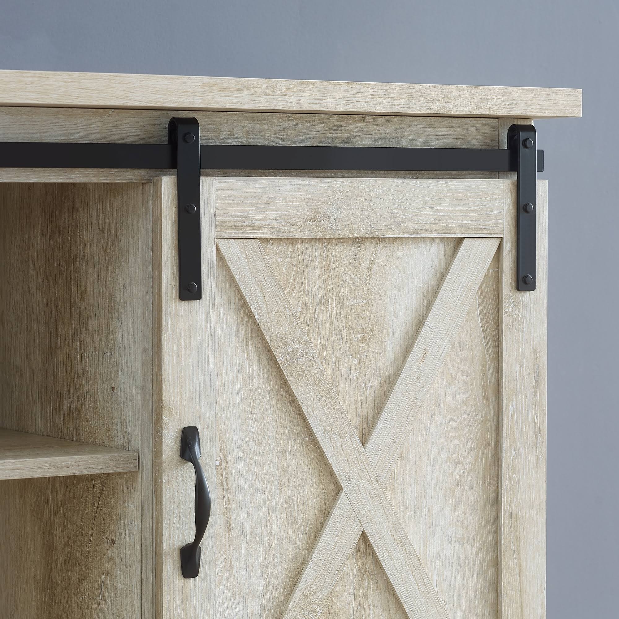 Sliding Barn Door TV Console J802072
