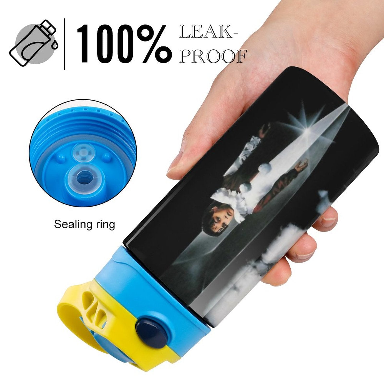Insulated Stainless Steel Water Bottle with Straw N66697