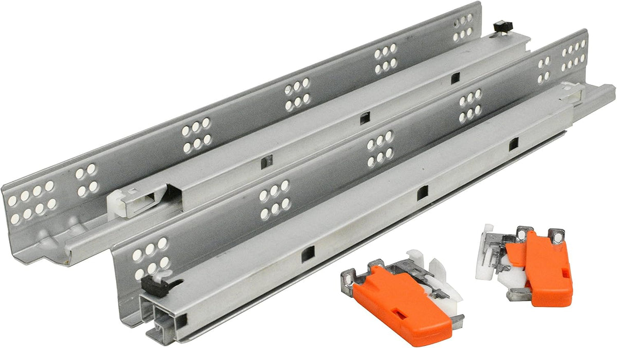 15" Undermount Drawer Slide Soft Closing Full Extension Cabinet Hardware 6 Pairs L2762