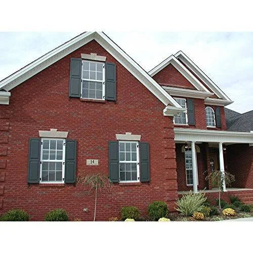 15x22W x 57x22H Exterior Composite Raised Panel Shutters (Per Pair), Primed P69690