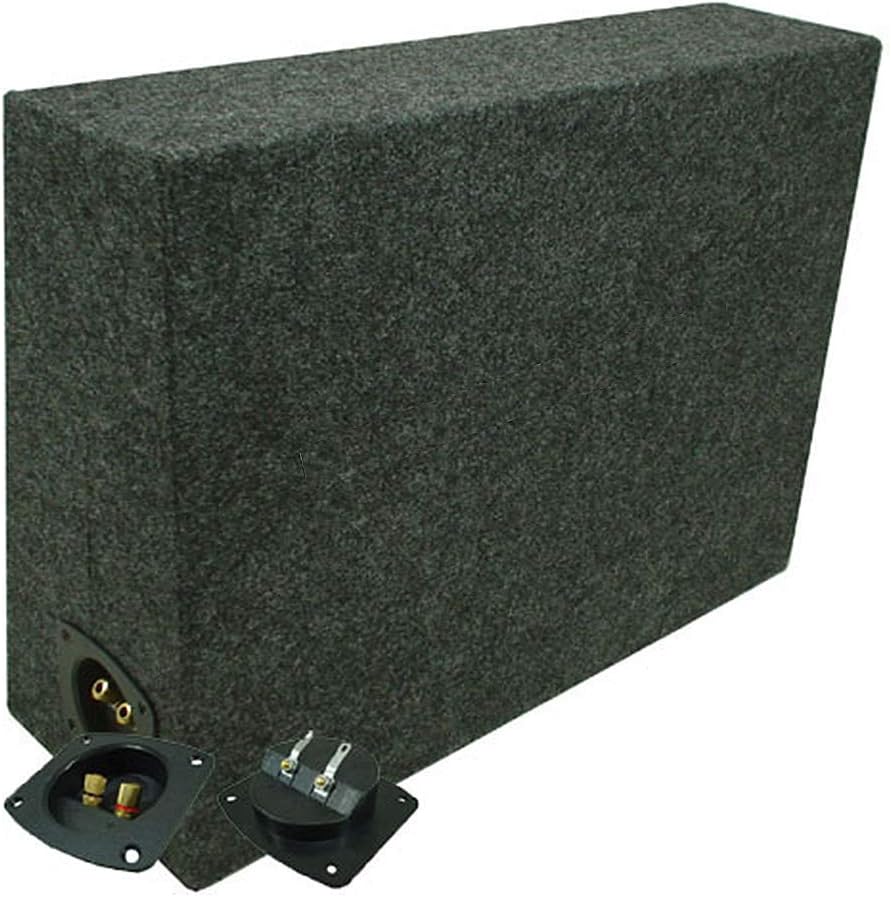 Single 10" Subwoofer Truck Sub Box Enclosure 3/4" MDF Pack of 2 T22005