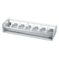 White Plastic 7-Slot Label Dispenser Q87471